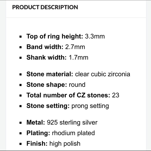 Sterling Silver Braided Clear CZ Ring - Picture 8 of 8